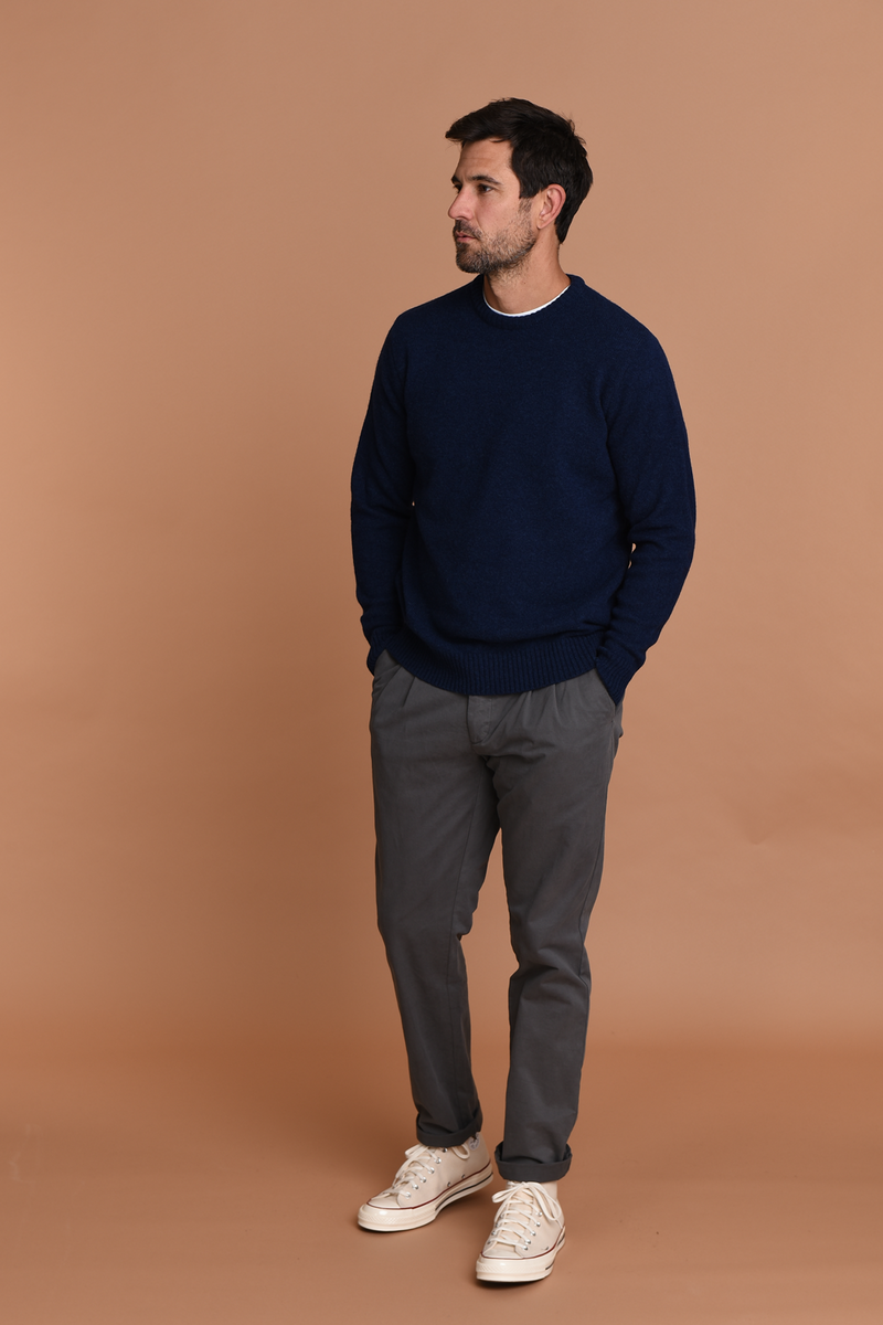Pleated Trousers in Grey