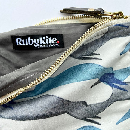 Peace Silk Pouch by RubyKite