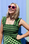 These sunglasses are the perfect combination of chic festival and sophisticated character and flare, by Percy Langley