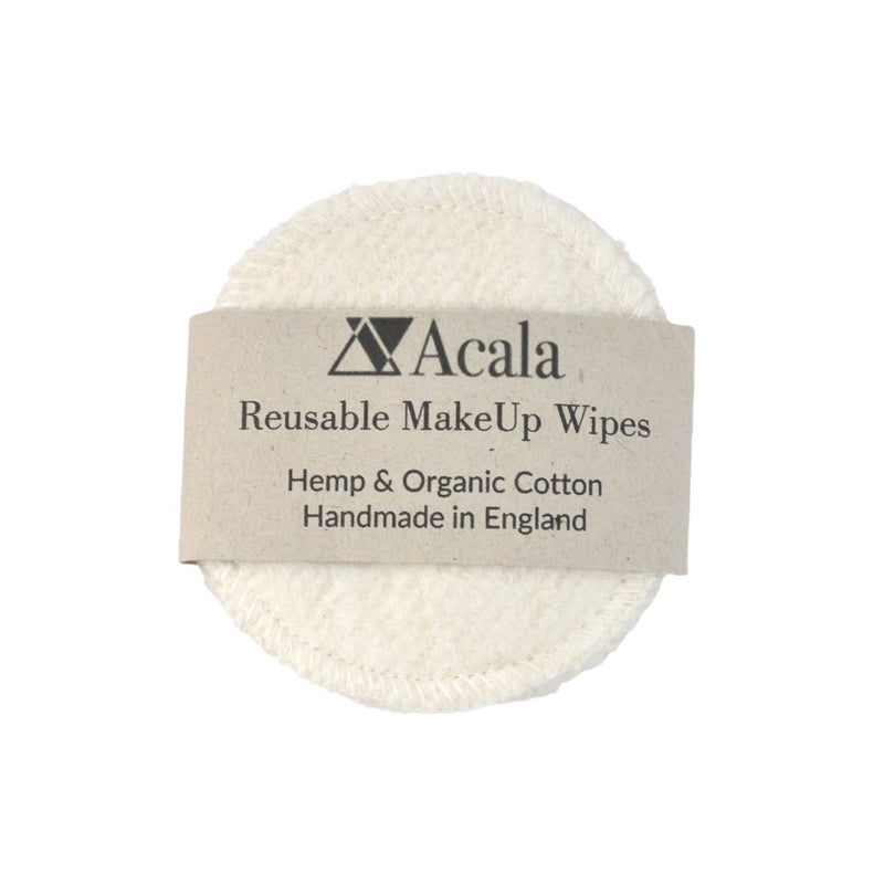 These are made out of 100% hemp and are 100% reusable, just use warm water on these wipes and make up will come off and there's nothing to throw away afterwards! A simple solution to becoming more sustainable, by Percy Langley