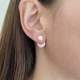 Selene Eclipse Silver Ear Jacket by Cara Tonkin