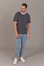 Stripe T-Shirt in Navy