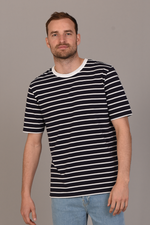 Stripe T-Shirt in Navy