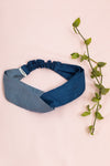 Thandi Headband & Patchwork Scrunchie Accessory Gift Set, Japanese Denim