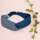 Giant Patchwork Scrunchie, Zero Waste, Japanese Denim