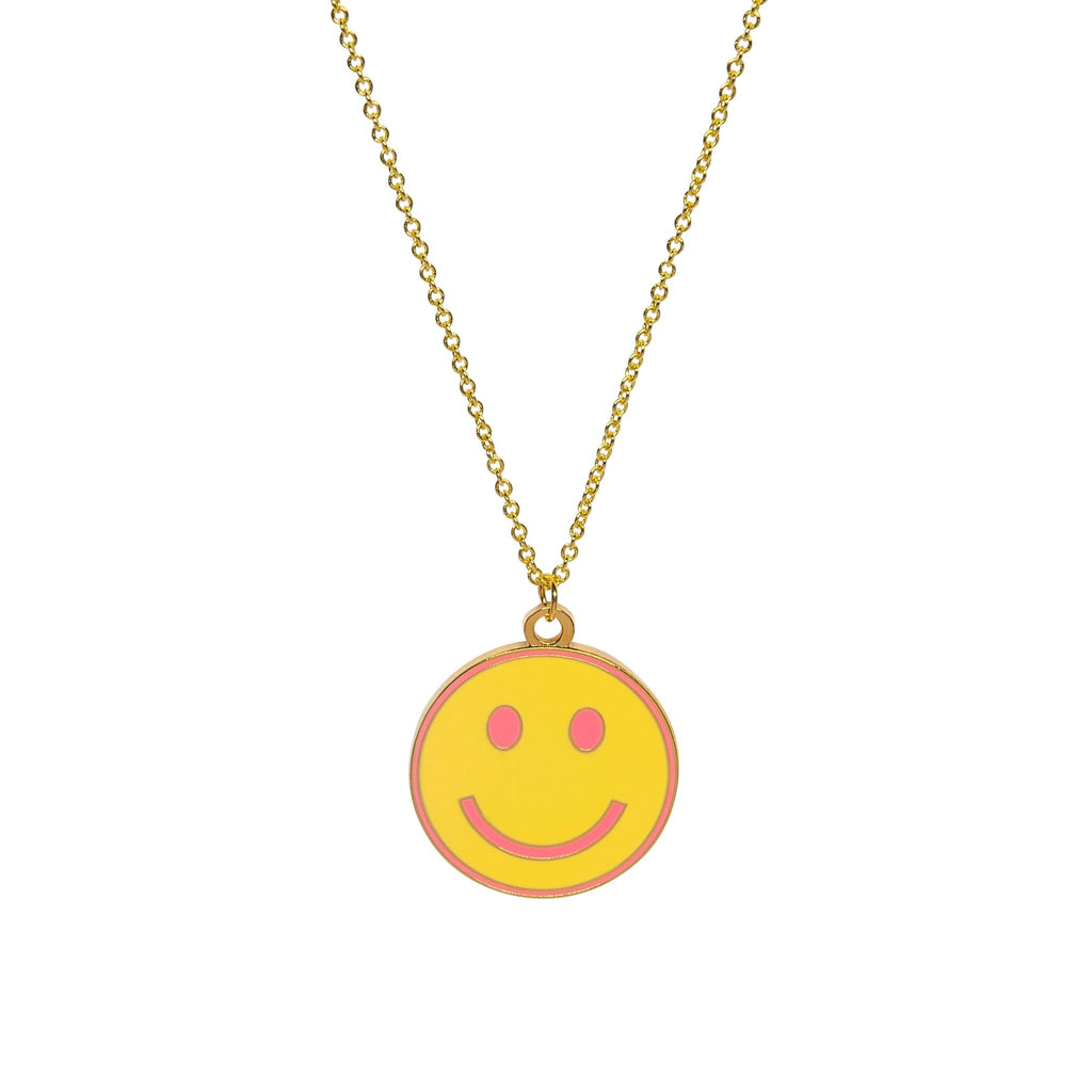 Face deals chain pendant