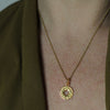 Star Amulet Pendant made out of recycled yellow gold by April March Jewellery, sold by Percy Langley
