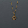 Star Amulet Pendant made out of fairmined gold vermeil by April March Jewellery, sold by Percy Langley