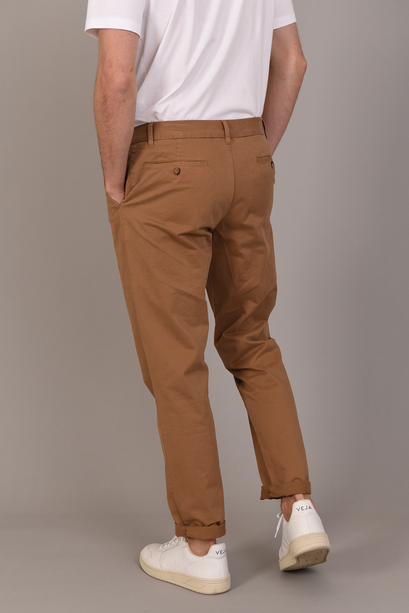 Pleated Trousers in Tan