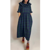 Heather Tartan Frill Dress