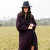 Plum Cardigan By Cara & The Sky