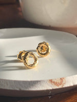 Gaia Studs Made From Fairmined Gold Vermeil