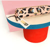 Pink Leopard Pencil Case by Eleanor Bowmer