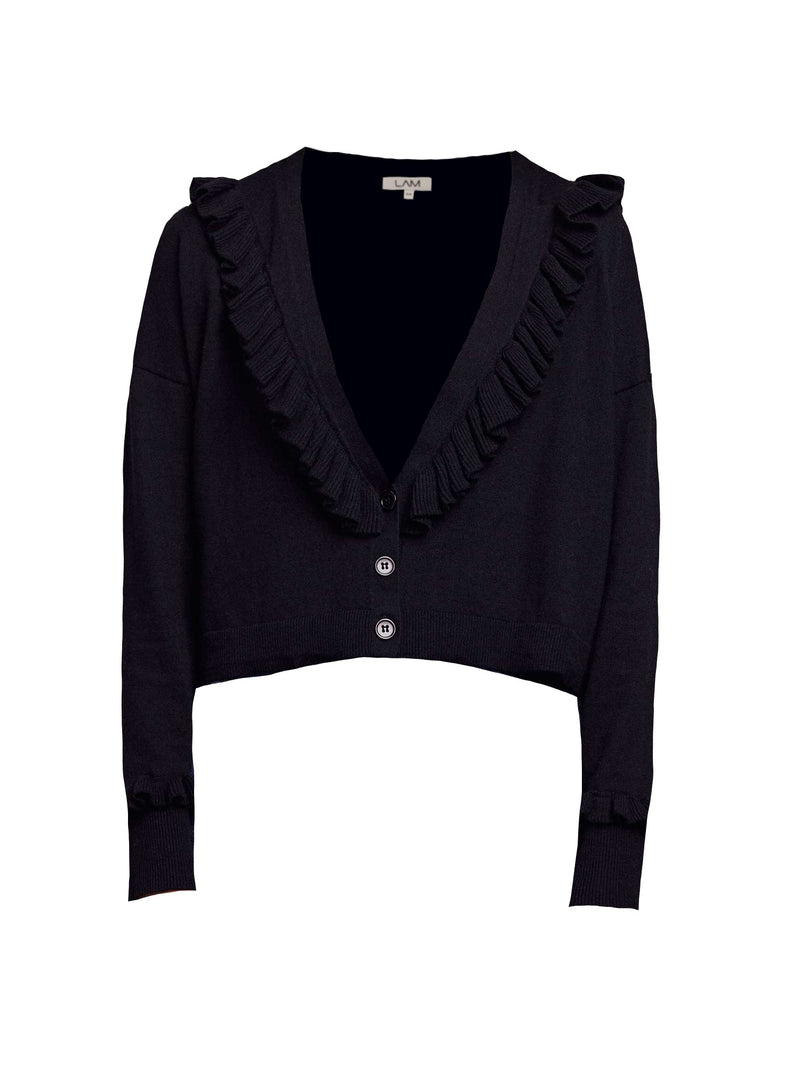 Victoria Cardigan in Black by LAM