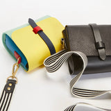 Dinky Upcycled Leather Handbag Black