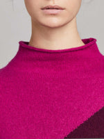 Chloe Jumper in Merlot/Dark Pink by LAM