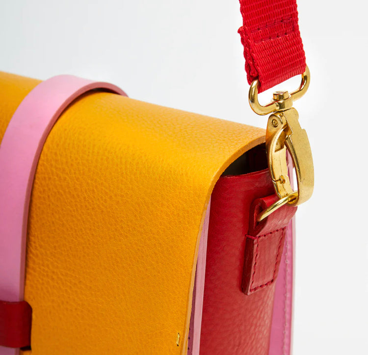 Dinky Upcycled Leather Handbag Tutti Fruity by LPOL