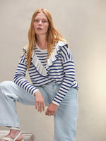 Annabel Jumper in Navy/Off White by LAM
