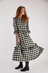 The Felicity Dress Oversized Gingham by The Well Worn