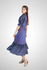 Floral Rosalie Dress in Mixed Print by The Well Worn