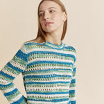 Crochet Stripe Jumper by Albaray