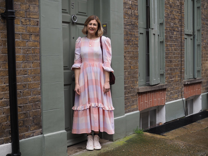 The Felicity Dress in Pastel Check by The Well Worn