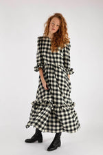 The Felicity Dress Oversized Gingham by The Well Worn