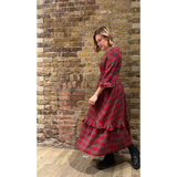 Red Tartan Felicity Dress