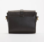 Dinky Upcycled Leather Handbag Black by LPOL