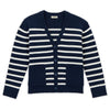 Breton Stripe Cardigan by Albaray