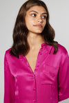 Gala Satin Midi Shirt Dress by Aligne
