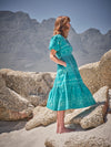 Florentina Midi Dress in Jade by Dilli Grey