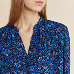 Blue Florence Pull On Blouse by Albaray