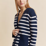 Breton Stripe Cardigan by Albaray