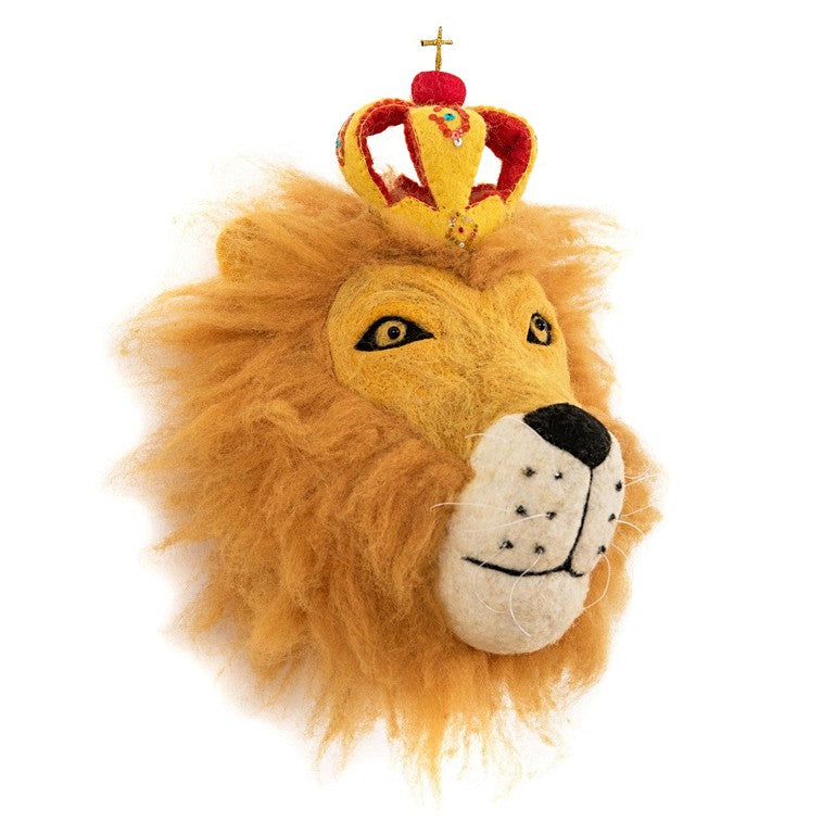 Lion Felt Head by Sew Heart Felt