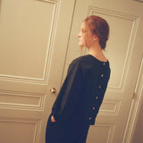 Roxane Linen Blouse  - Black